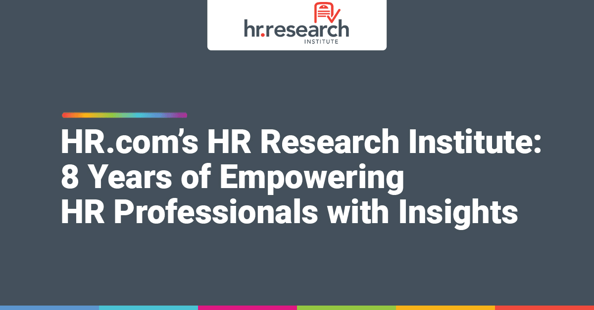 HR Research Institute Marks Eight Years of Comprehensive Human Resources Studies