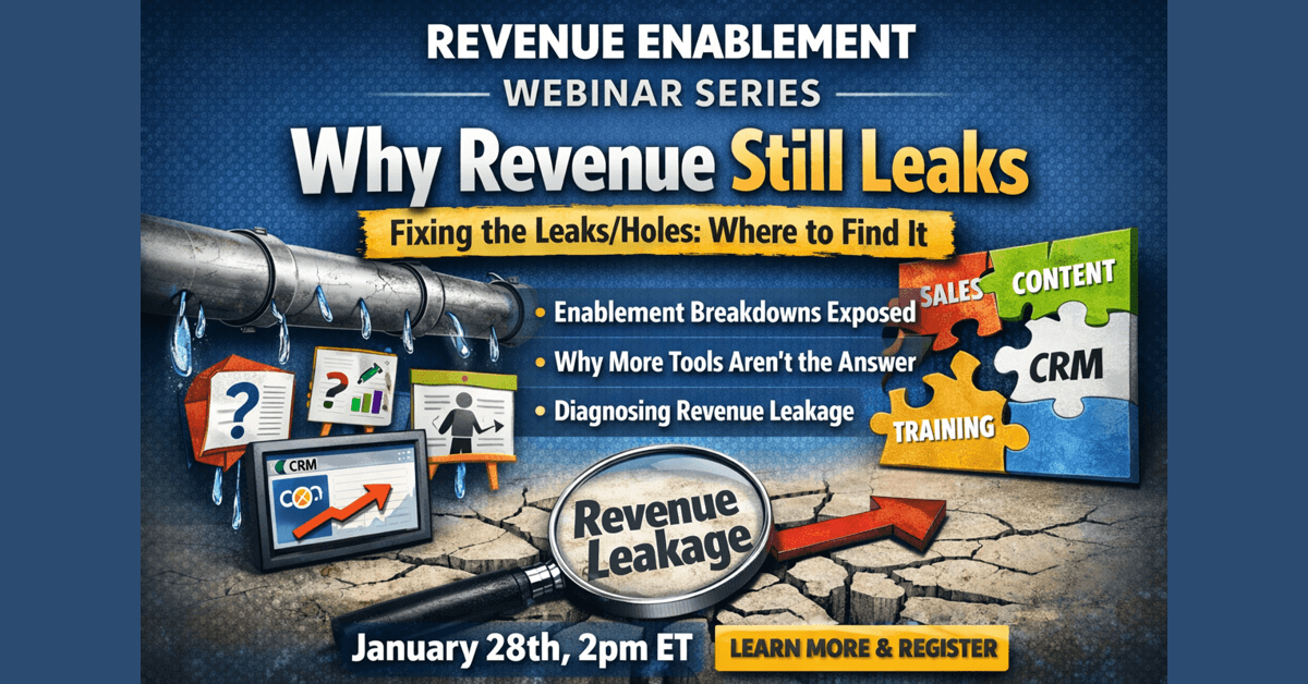 SalesNexus Launches Revenue Enablement Webinar Series to Address B2B Sales Challenges