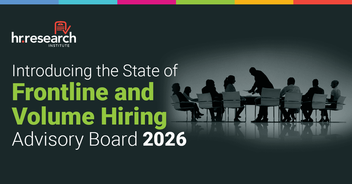 HR Research Institute Launches 2026 Advisory Board to Tackle Frontline Hiring Challenges