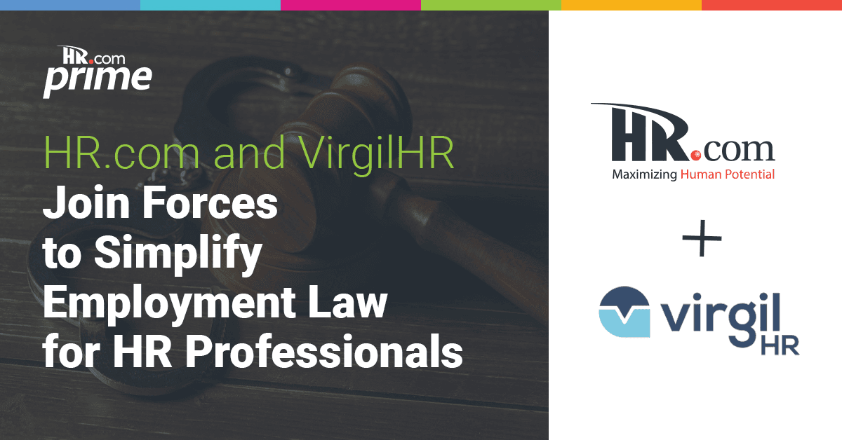 HR.com Partners with VirgilHR to Enhance Prime Membership with Compliance Technology
