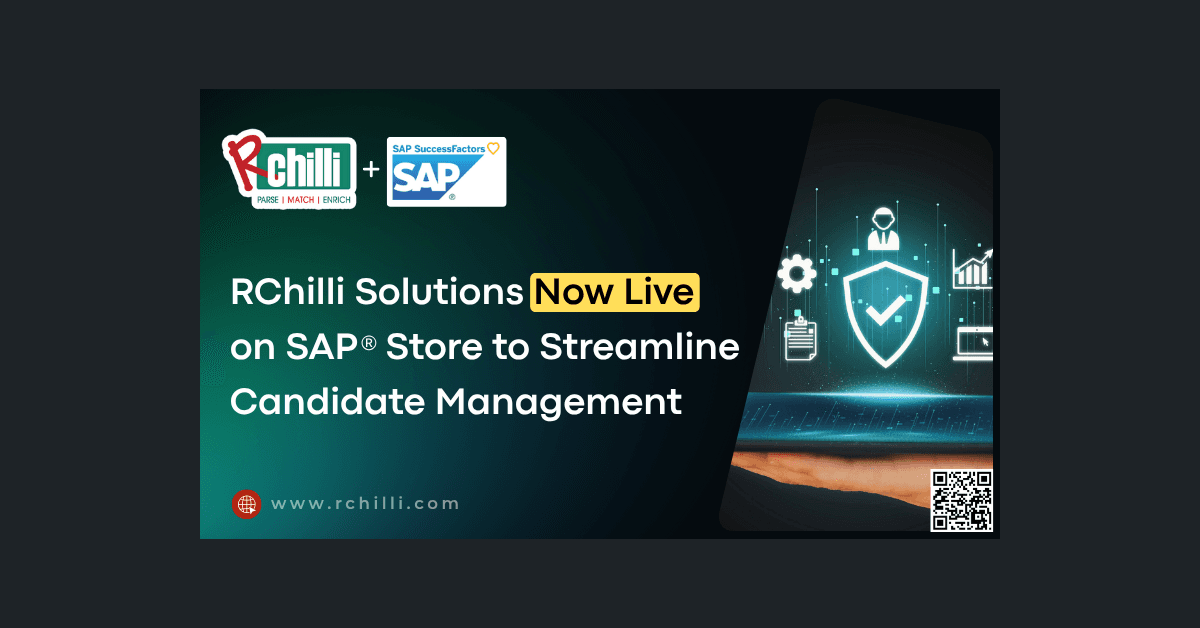 RChilli's Integration with SAP Store Enhances Recruitment Automation and Data Accuracy