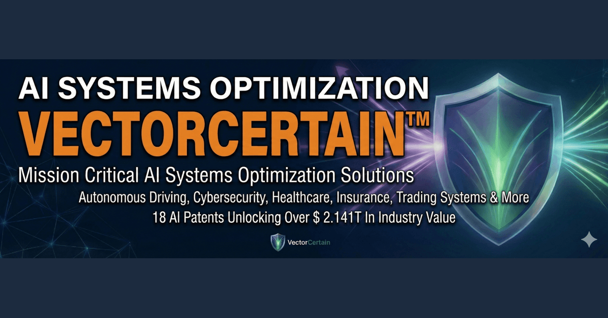 VectorCertain's Micro-Recursive Model Architecture Addresses Critical AI Safety Gap in Mission-Critical Applications