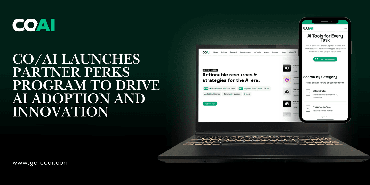 CO/AI Launches Partner Perks Program to Accelerate AI Adoption Through Exclusive Discounts