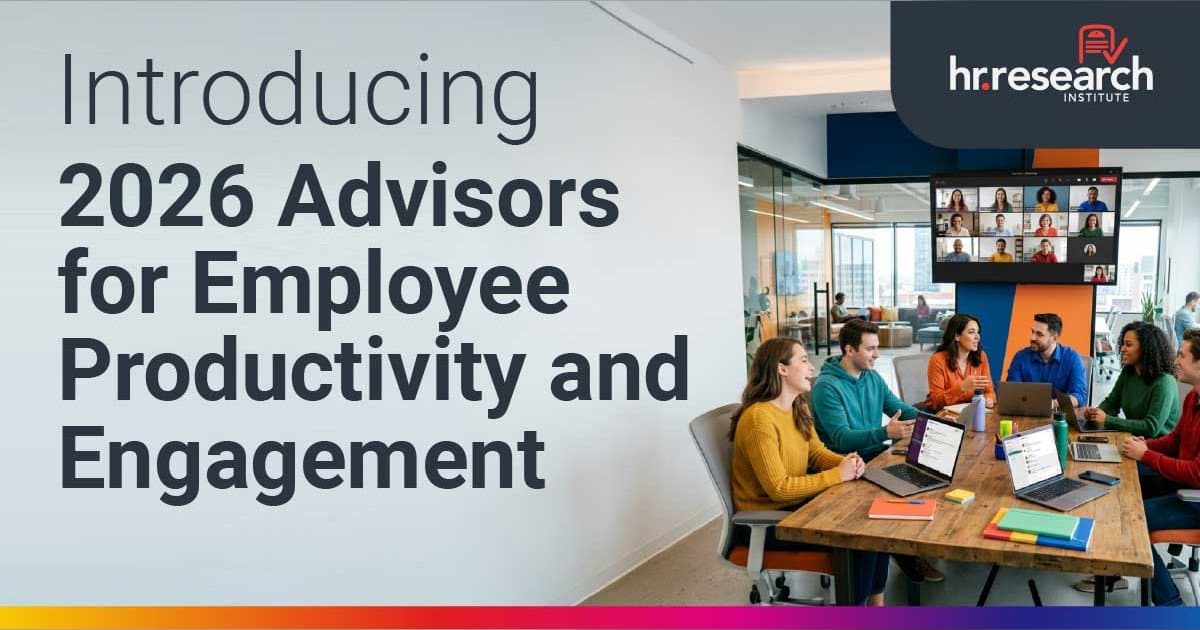 HR Research Institute Forms 2026 Employee Productivity and Engagement Advisory Board