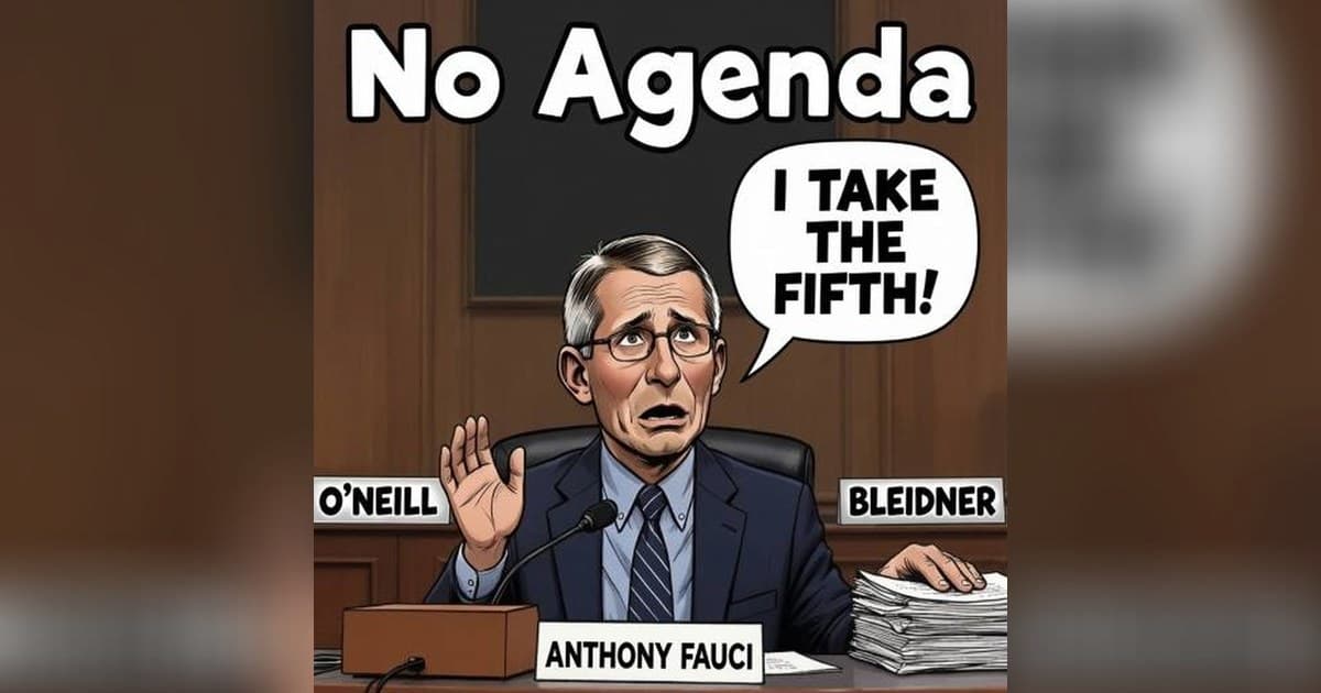 No Agenda Show's Guest Hosts Tackle Fauci, Musk, and Flock Safety in Episode 1890