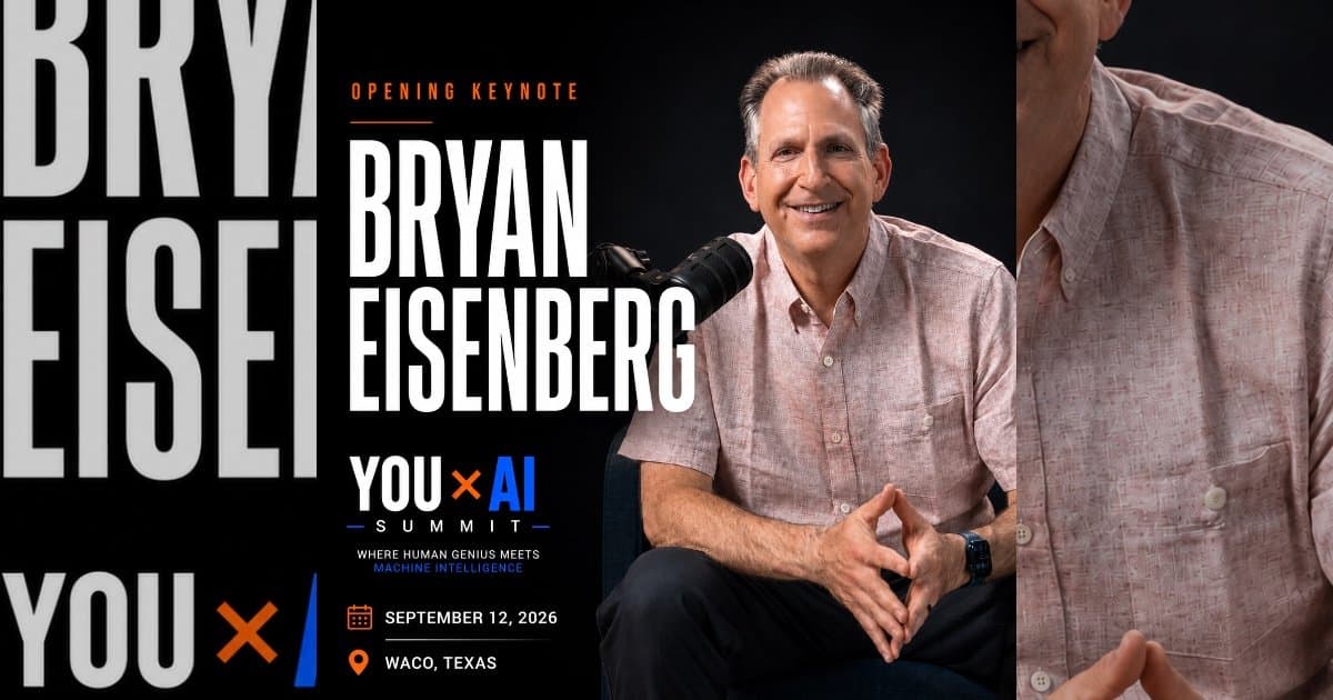Digital Marketing Pioneer Bryan Eisenberg to Keynote Inaugural YOU x AI Summit