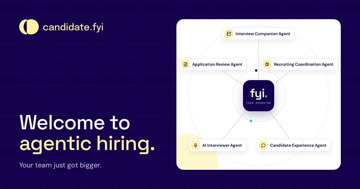 Candidate.fyi Launches Agentic Hiring Platform to Unify Recruiting Workflows