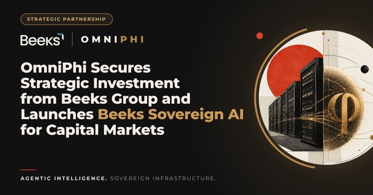 Beeks and OmniPhi Launch Sovereign AI Platform for Capital Markets