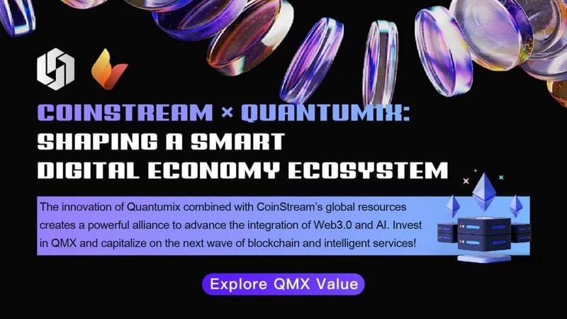 Quantumix Blockchain Project Launches on CoinStream, Merging Web 3.0 and AI Technologies