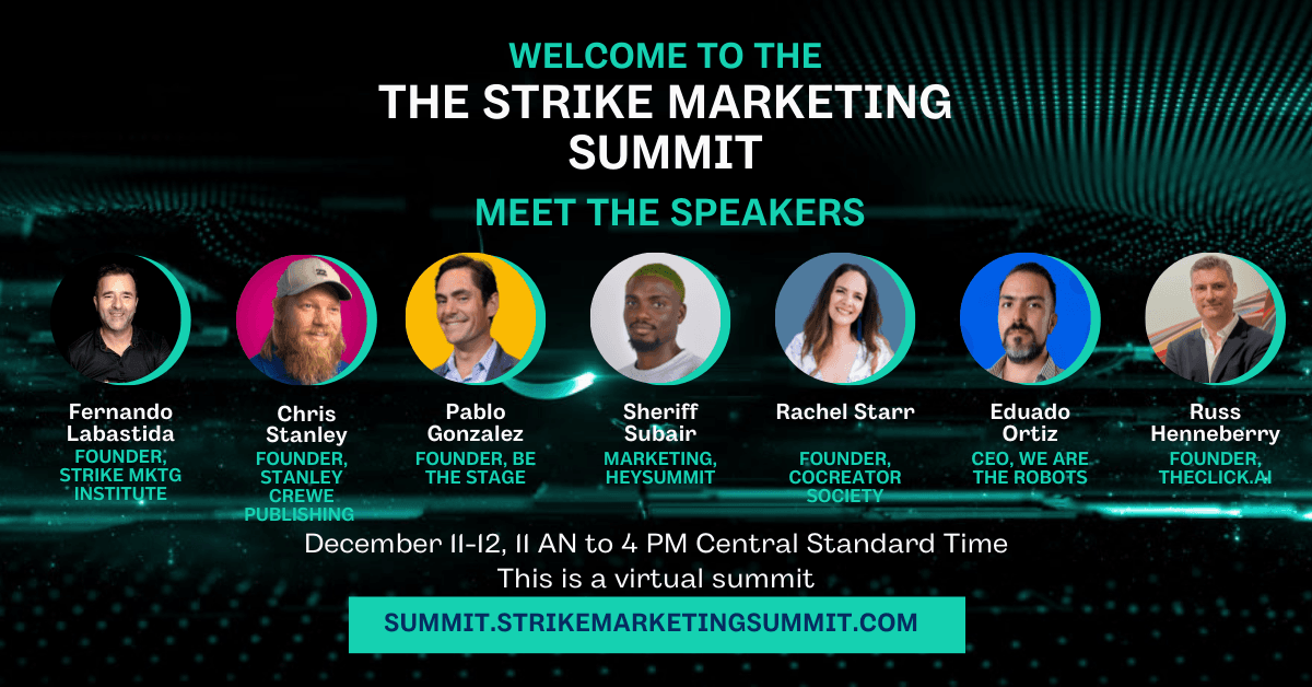 Strike Marketing Institute Launches Virtual Summit to Combat AI-Driven 'Invisibility Trap' for Founders