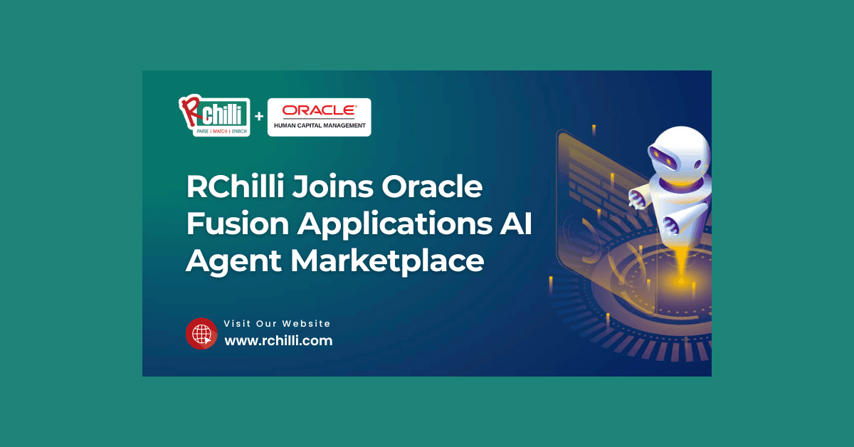 RChilli Joins Oracle Fusion Applications AI Agent Marketplace with Talent Data Refresh Solution