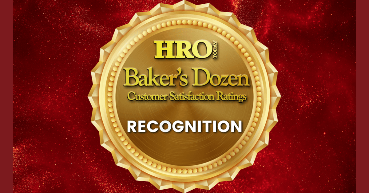 HRO Today Announces 2025 Baker's Dozen Recognition Providers Ranking Based on Client Feedback