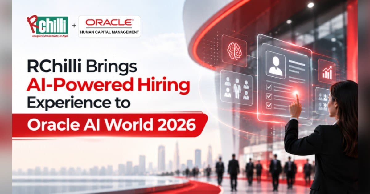 RChilli to Showcase AI Agents for Oracle Recruiting at Oracle AI World 2026
