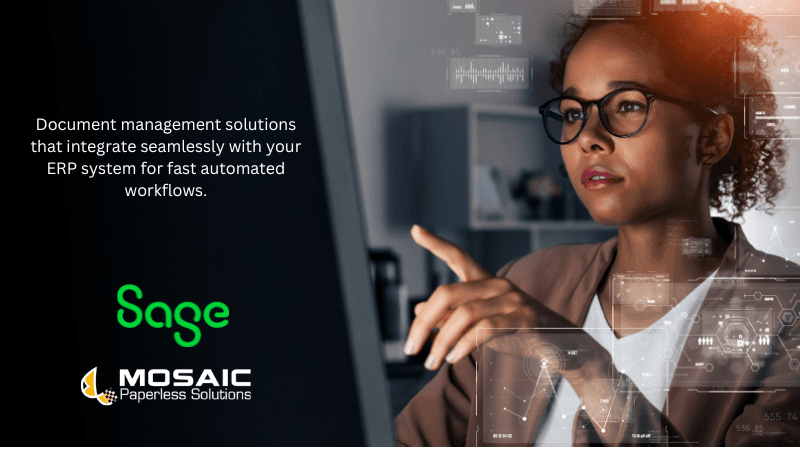 Mosaic Corp. Announces Official Sage Partnership to Expand Paperless Workflow Solutions